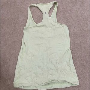 Lululemon cool racerback tank light green